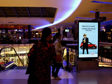 Obrázek pro článek - Pražská obchodní centra rozehraje v květnu spot propagující Kia Soul na CLV panelech