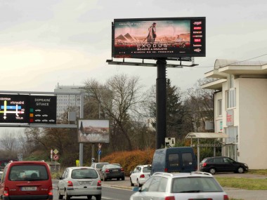 Obrázek pro článek - OOH reklamní plochy poutají vizuálem na film Exodus: Bohové a králové