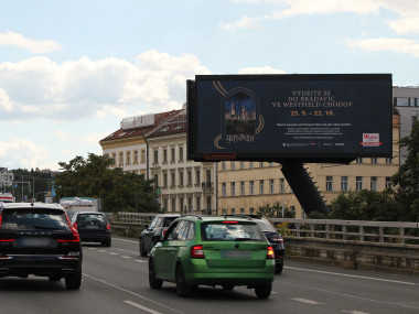 Obrázek pro článek - Westfield Chodov na digiboardu v centru Prahy