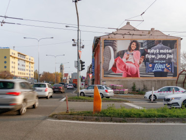 Obrázek pro článek - Sedita prezentuje značku Lina na strategické reklamní ploše v Brně