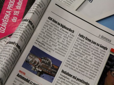 Obrázek pro článek - MARKETING & MEDIA: 4DX kino na bigboardech