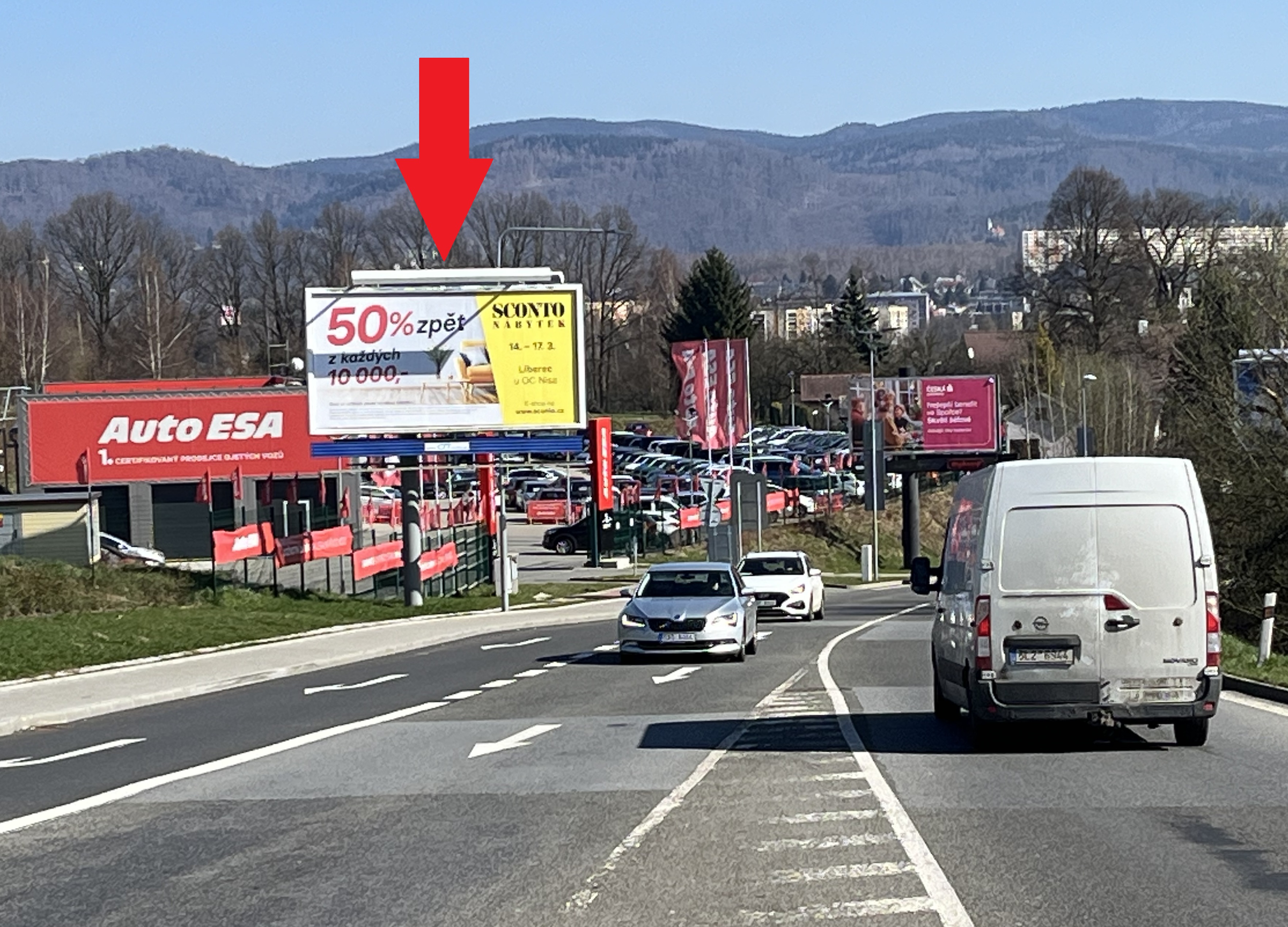Liberec - Sousedská,výjezd od obch.zóny - 12014310-10500057